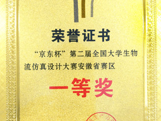 永利官网学生在第二届全国大学生物流仿真设计大赛（安徽赛区）中喜获佳绩
