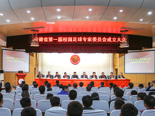 安徽省校园足球专家委员会成立大会在永利官网召开
