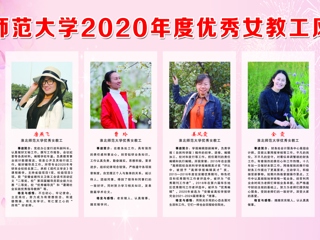 永利集团3044官网欢迎您2020年度优秀女教工风采展