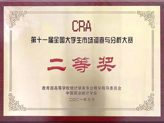 永利官网学子在第十一届全国大学生市场调查与分析大赛中荣获二等奖