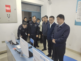 市政协主席、市委政法委书记钱界殊一行来永利官网调研反电诈工作