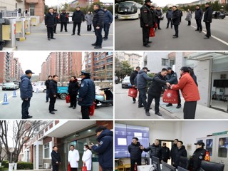 校领导看望慰问春节期间在岗值班人员