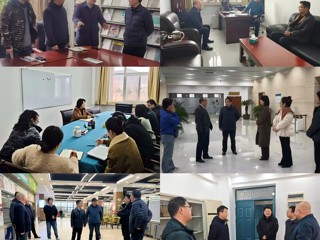 校领导检查新学期开学准备工作